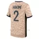 Koszulka Piłkarska Paris Saint-Germain Achraf Hakimi 2 Dziecięca Czwarta Jordan 2023/24