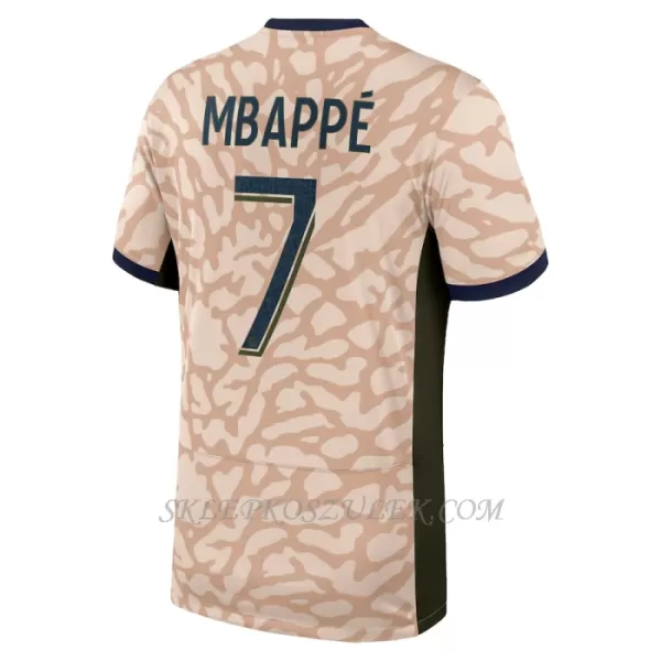 Koszulka Piłkarska Paris Saint-Germain Kylian Mbappé 7 Męska Czwarta Jordan 2023/24