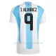 Koszulka Piłkarska Argentyna Julián Álvarez 9 Męska Domowa 2024