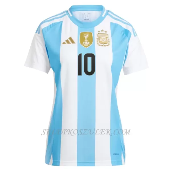 Koszulka Piłkarska Argentyna Lionel Messi 10 Damska Domowa 2024
