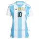 Koszulka Piłkarska Argentyna Lionel Messi 10 Damska Domowa 2024