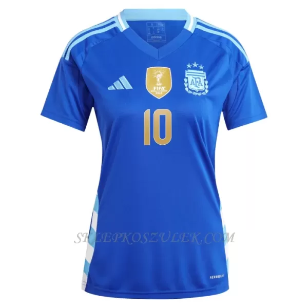 Koszulka Piłkarska Argentyna Lionel Messi 10 Damska Wyjazdowa 2024