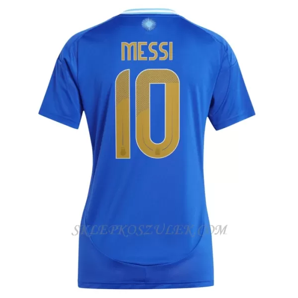 Koszulka Piłkarska Argentyna Lionel Messi 10 Damska Wyjazdowa 2024