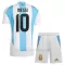 Koszulka Piłkarska Argentyna Lionel Messi 10 Dziecięca Domowa 2024