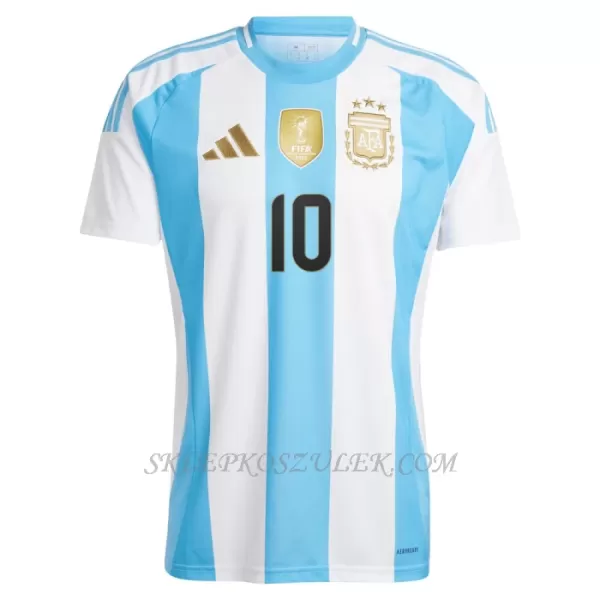 Koszulka Piłkarska Argentyna Lionel Messi 10 Dziecięca Domowa 2024