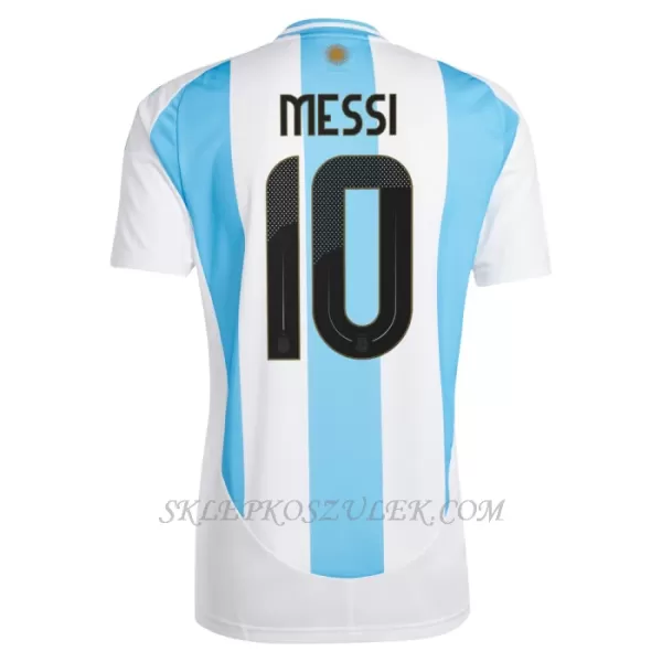 Koszulka Piłkarska Argentyna Lionel Messi 10 Dziecięca Domowa 2024