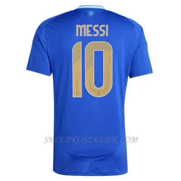 Koszulka Piłkarska Argentyna Lionel Messi 10 Dziecięca Wyjazdowa 2024