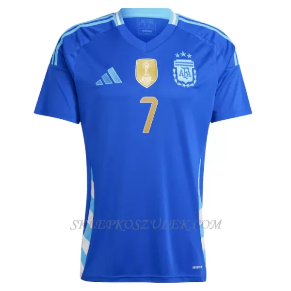 Koszulka Piłkarska Argentyna Rodrigo de Paul 7 Męska Wyjazdowa 2024
