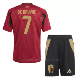 Koszulka Piłkarska Belgia Kevin De Bruyne 7 Dziecięca Domowa Euro 2024