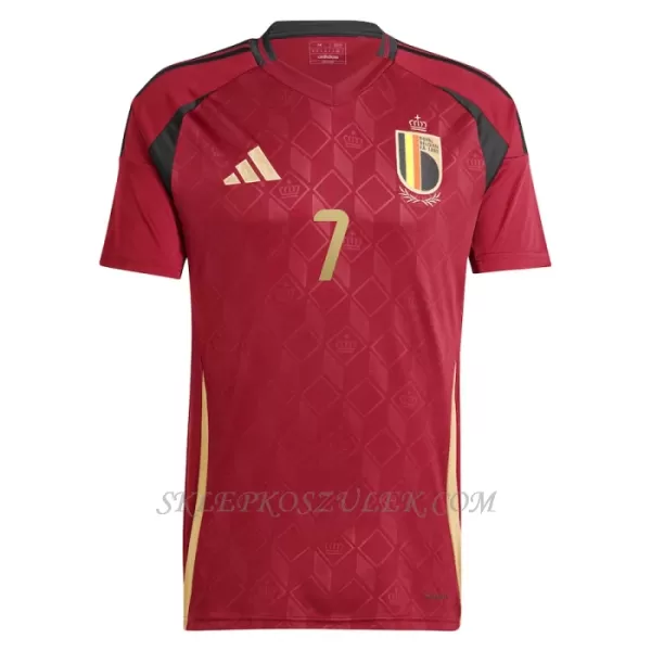 Koszulka Piłkarska Belgia Kevin De Bruyne 7 Męska Domowa Euro 2024