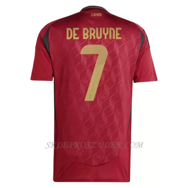 Koszulka Piłkarska Belgia Kevin De Bruyne 7 Męska Domowa Euro 2024