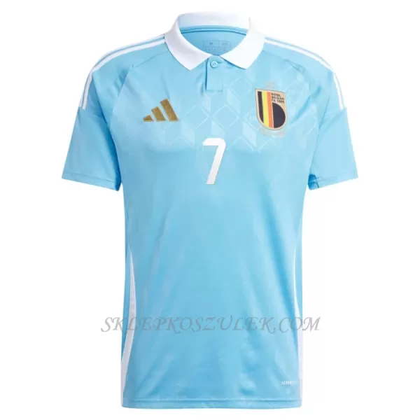 Koszulka Piłkarska Belgia Kevin De Bruyne 7 Męska Wyjazdowa Euro 2024