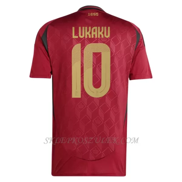 Koszulka Piłkarska Belgia Romelu Lukaku 10 Męska Domowa Euro 2024