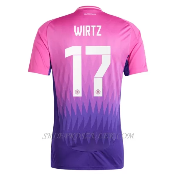 Koszulka Piłkarska Niemcy Florian Wirtz 17 Męska Wyjazdowa Euro 2024