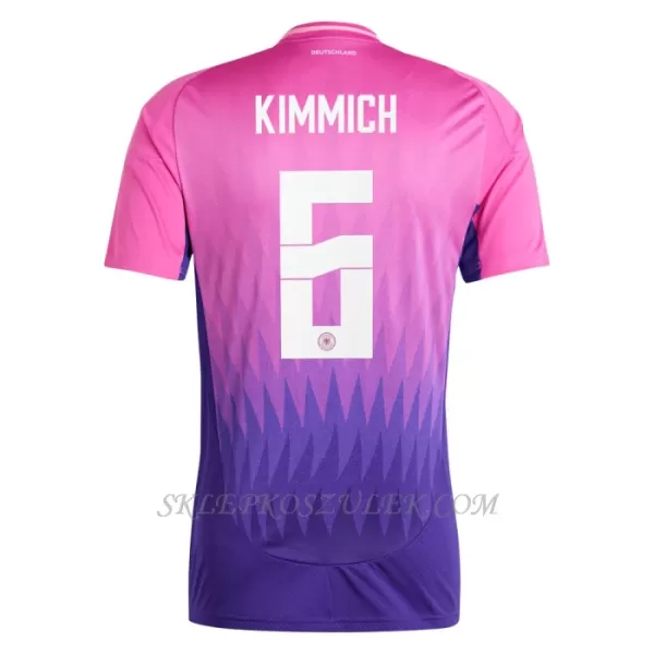 Koszulka Piłkarska Niemcy Joshua Kimmich 6 Dziecięca Wyjazdowa Euro 2024