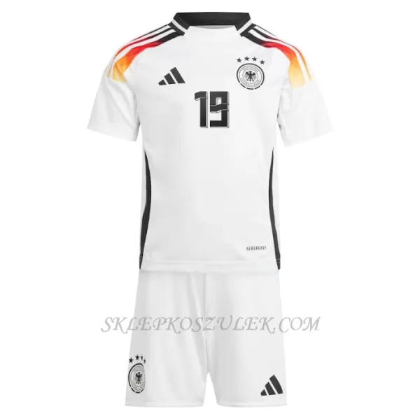 Koszulka Piłkarska Niemcy Leroy Sané 19 Dziecięca Domowa Euro 2024