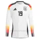 Koszulka Piłkarska Niemcy Leroy Sané 19 Męska Domowa Euro 2024 Długi Rękaw