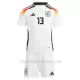 Koszulka Piłkarska Niemcy Thomas Müller 13 Dziecięca Domowa Euro 2024