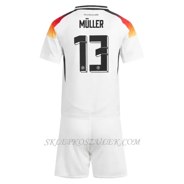 Koszulka Piłkarska Niemcy Thomas Müller 13 Dziecięca Domowa Euro 2024