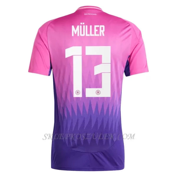 Koszulka Piłkarska Niemcy Thomas Müller 13 Męska Wyjazdowa Euro 2024