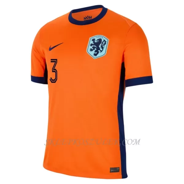 Koszulka Piłkarska Holandia Matthijs de Ligt 3 Męska Domowa Euro 2024