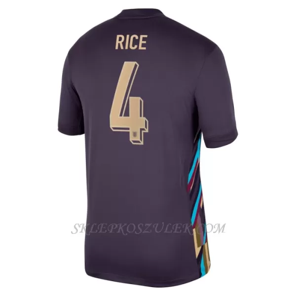 Koszulka Piłkarska Anglia Declan Rice 4 Męska Wyjazdowa Euro 2024