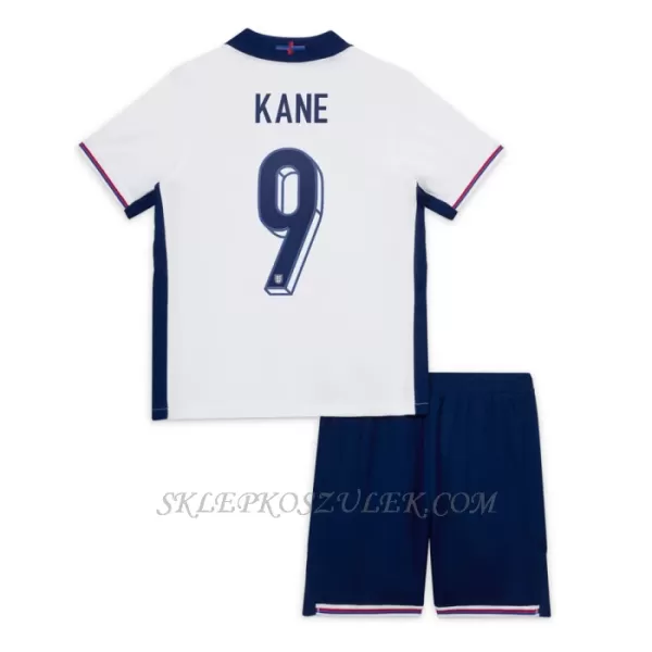Koszulka Piłkarska Anglia Harry Kane 9 Dziecięca Domowa Euro 2024