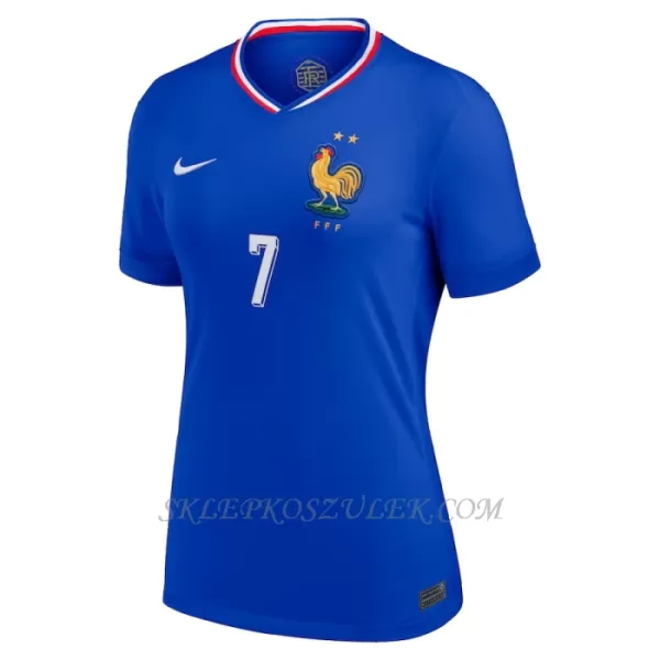Koszulka Piłkarska Francja Antoine Griezmann 7 Damska Domowa Euro 2024