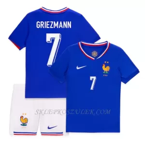Koszulka Piłkarska Francja Antoine Griezmann 7 Dziecięca Domowa Euro 2024
