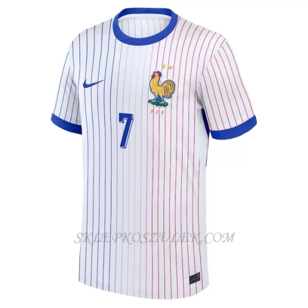 Koszulka Piłkarska Francja Antoine Griezmann 7 Męska Wyjazdowa Euro 2024