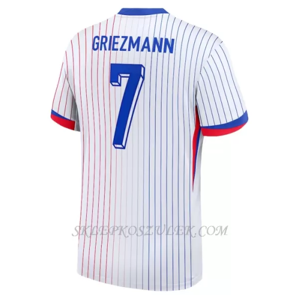 Koszulka Piłkarska Francja Antoine Griezmann 7 Męska Wyjazdowa Euro 2024