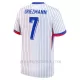 Koszulka Piłkarska Francja Antoine Griezmann 7 Męska Wyjazdowa Euro 2024