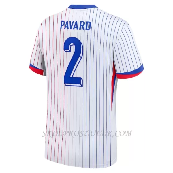 Koszulka Piłkarska Francja Benjamin Pavard 2 Męska Wyjazdowa Euro 2024