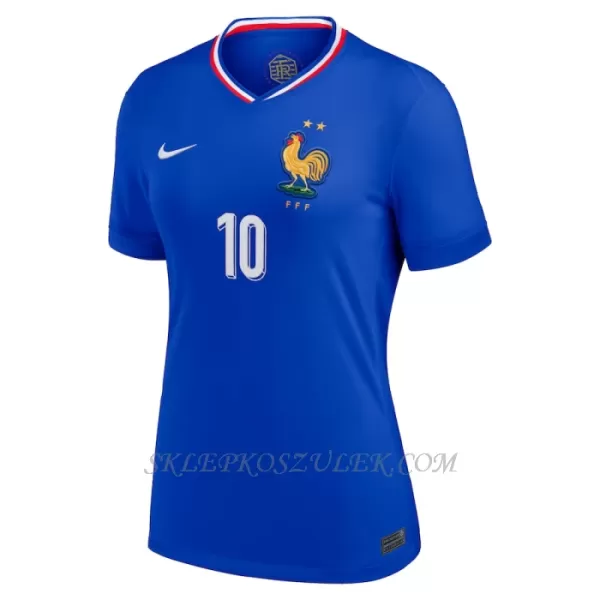 Koszulka Piłkarska Francja Kylian Mbappé 10 Damska Domowa Euro 2024