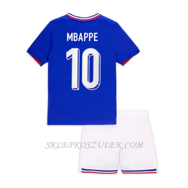 Koszulka Piłkarska Francja Kylian Mbappé 10 Dziecięca Domowa Euro 2024
