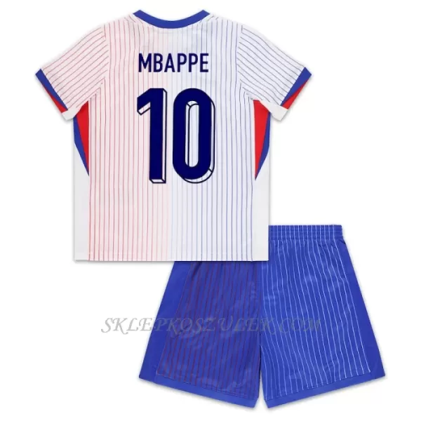 Koszulka Piłkarska Francja Kylian Mbappé 10 Dziecięca Wyjazdowa Euro 2024