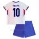 Koszulka Piłkarska Francja Kylian Mbappé 10 Dziecięca Wyjazdowa Euro 2024