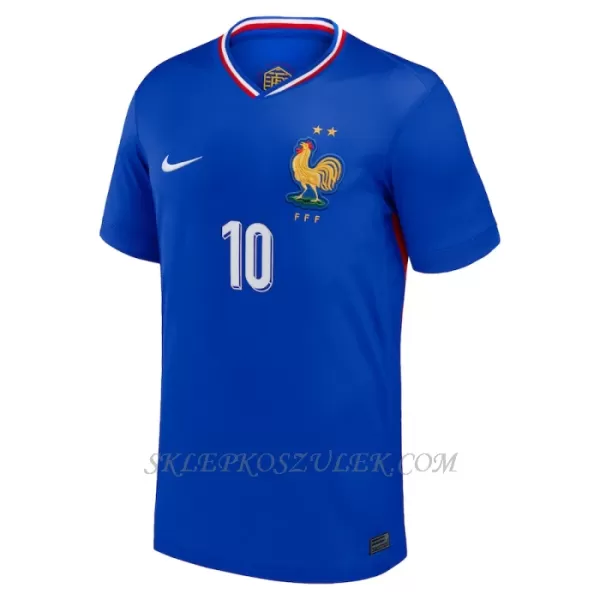 Koszulka Piłkarska Francja Kylian Mbappé 10 Męska Domowa Euro 2024