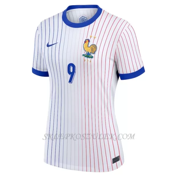 Koszulka Piłkarska Francja Olivier Giroud 9 Damska Wyjazdowa Euro 2024