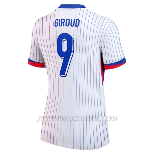 Koszulka Piłkarska Francja Olivier Giroud 9 Damska Wyjazdowa Euro 2024