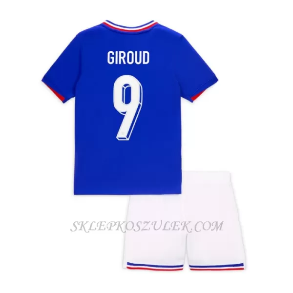 Koszulka Piłkarska Francja Olivier Giroud 9 Dziecięca Domowa Euro 2024