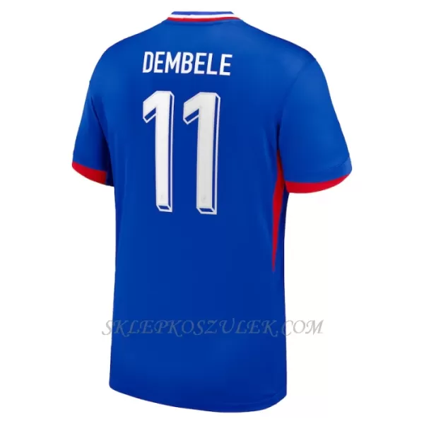 Koszulka Piłkarska Francja Ousmane Dembélé 11 Męska Domowa Euro 2024