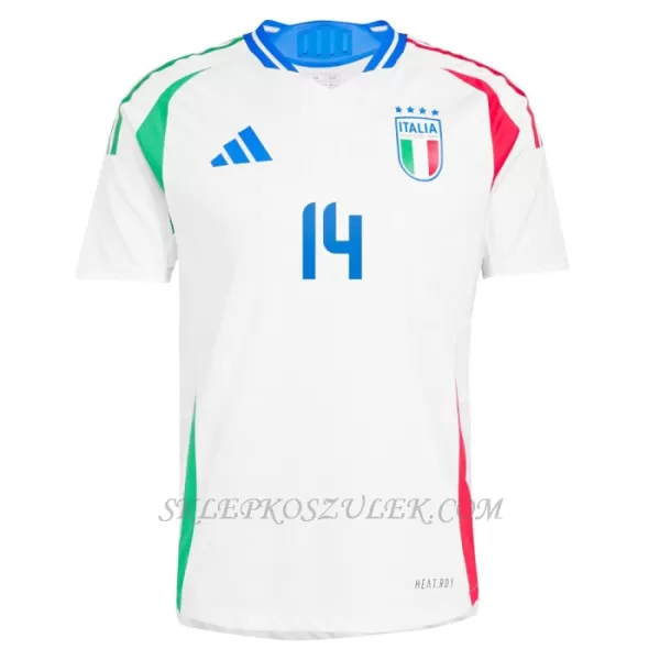 Koszulka Piłkarska Włochy Federico Chiesa 14 Męska Wyjazdowa Euro 2024