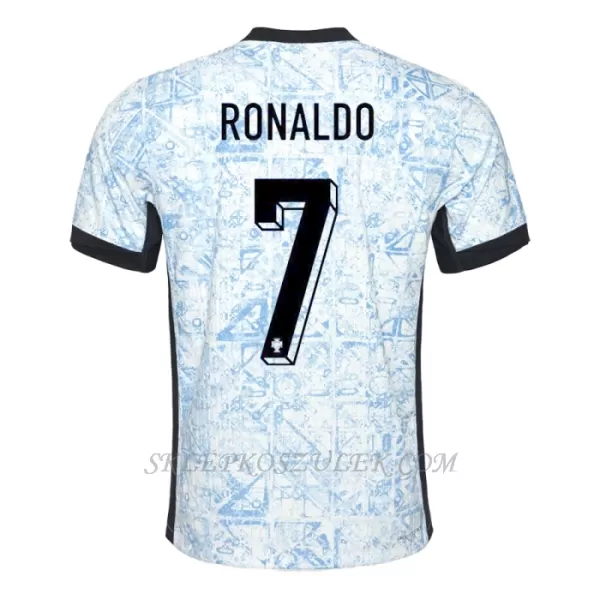 Koszulka Piłkarska Portugalia Cristiano Ronaldo 7 Dziecięca Wyjazdowa Euro 2024