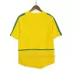 Koszulka Piłkarska Brazylia 2002-2003 Męska Domowa Retro