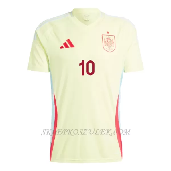 Koszulka Piłkarska Hiszpania Dani Olmo 10 Męska Wyjazdowa Euro 2024