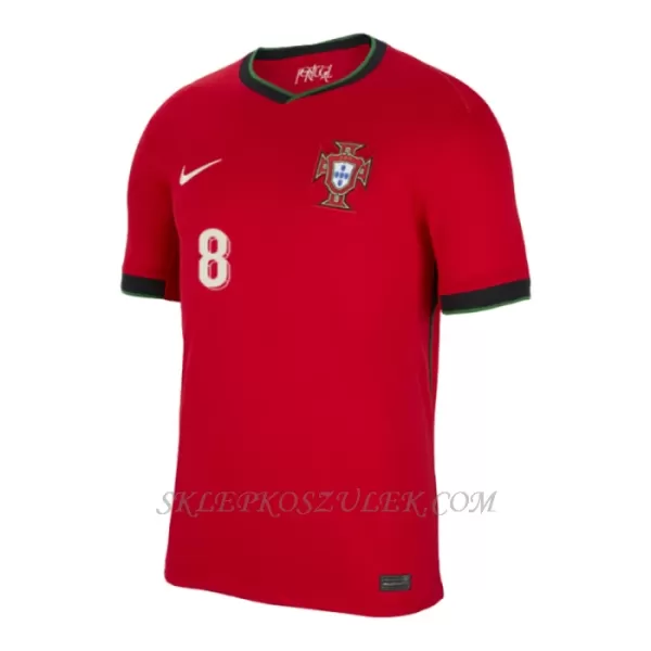 Koszulka Piłkarska Portugalia Bruno Fernandes 8 Męska Domowa Euro 2024