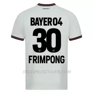 Koszulka Piłkarska Bayer 04 Leverkusen Jeremie Frimpong 30 Męska Wyjazdowa 2023/24