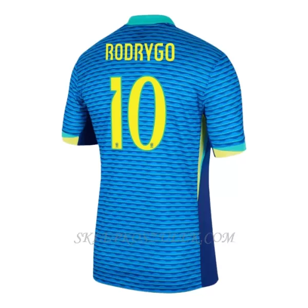 Koszulka Piłkarska Brazylia Rodrygo Goes 10 Męska Wyjazdowa 2024