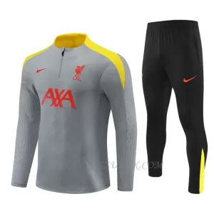Liverpool Zestaw Bluzy Treningowej Dziecięca 2024/25 Szary